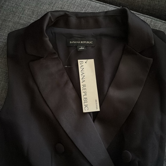 NWT Banana Republic Tuxedo Jumpsuit  4P - Picture 4 of 10